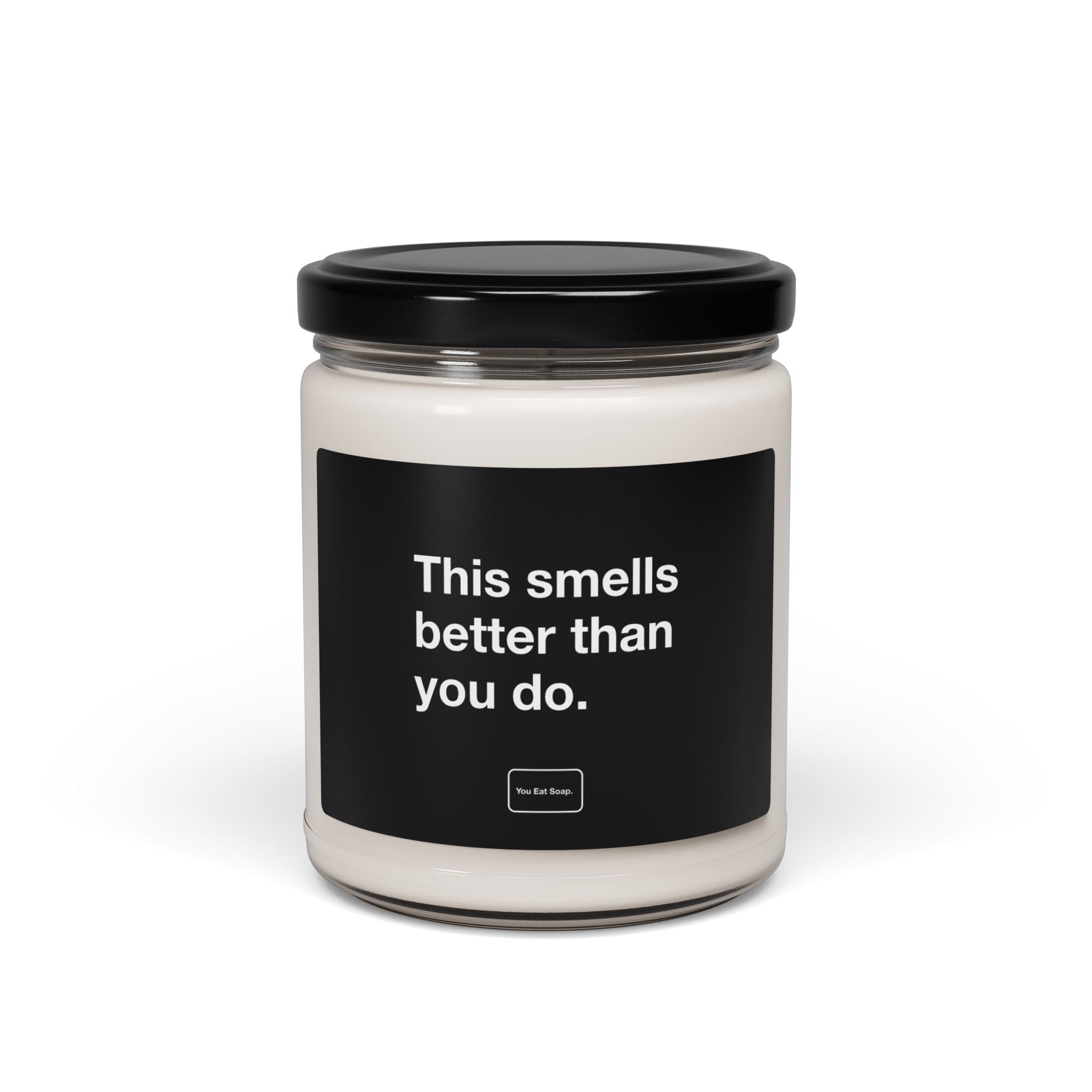 This smells better than you do. — 9oz soy candle